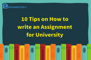 how to write an assignment for college example