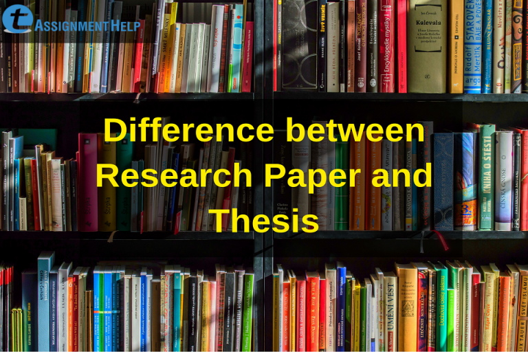 thesis and research is same