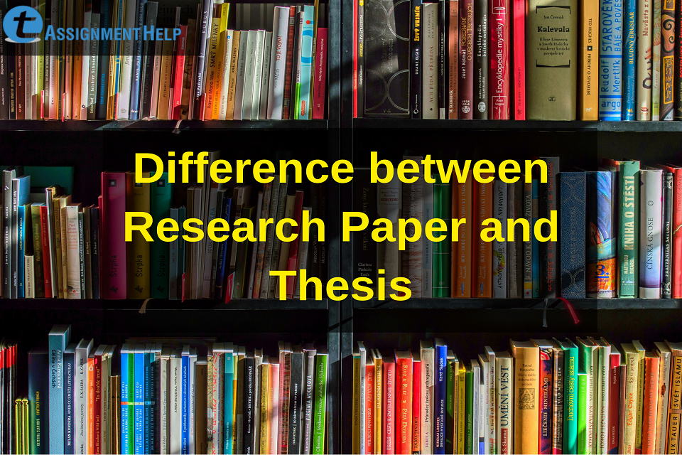 Thesis vs. Dissertation vs. Research Paper
