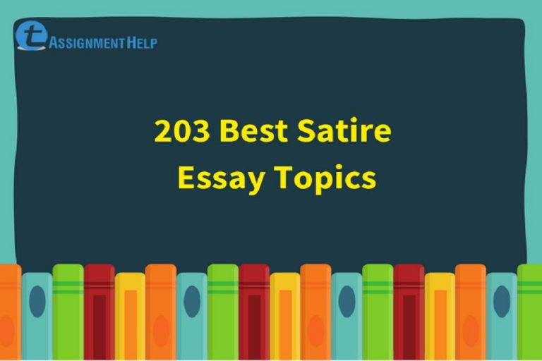 best satire essay topics