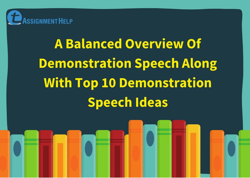 college level demonstration speech topics