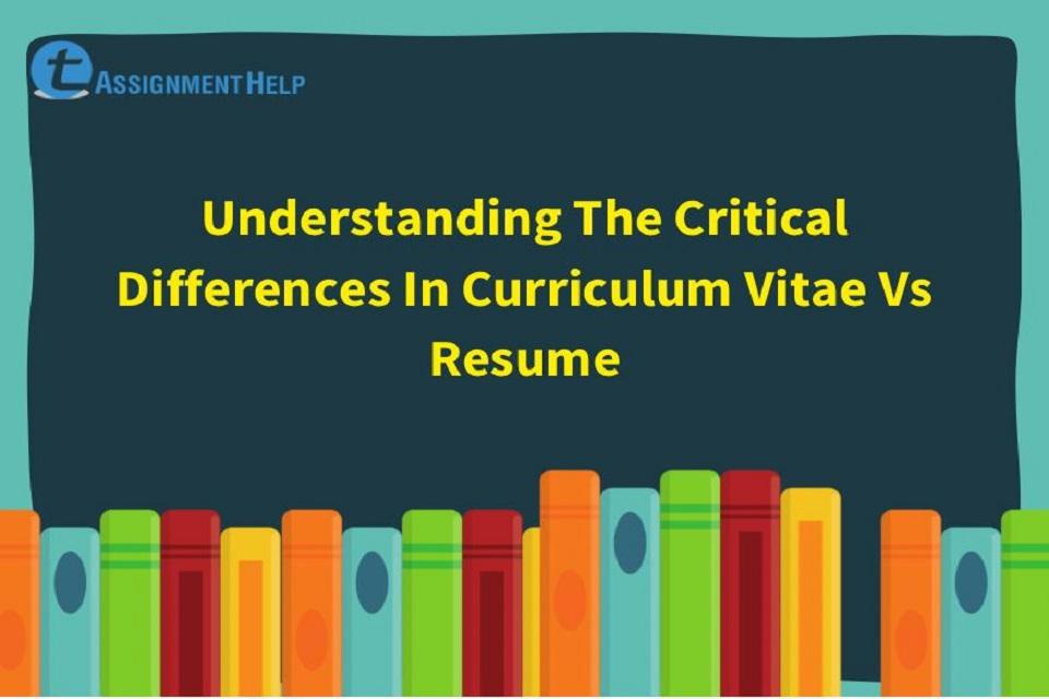 Differences In Curriculum Vitae Vs Resume