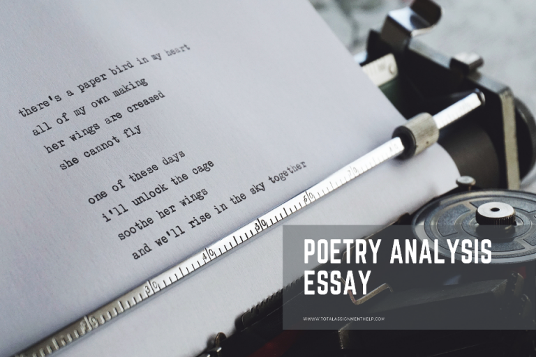 how do you write a poetry analysis essay