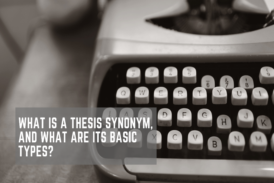 thesis synonym academic