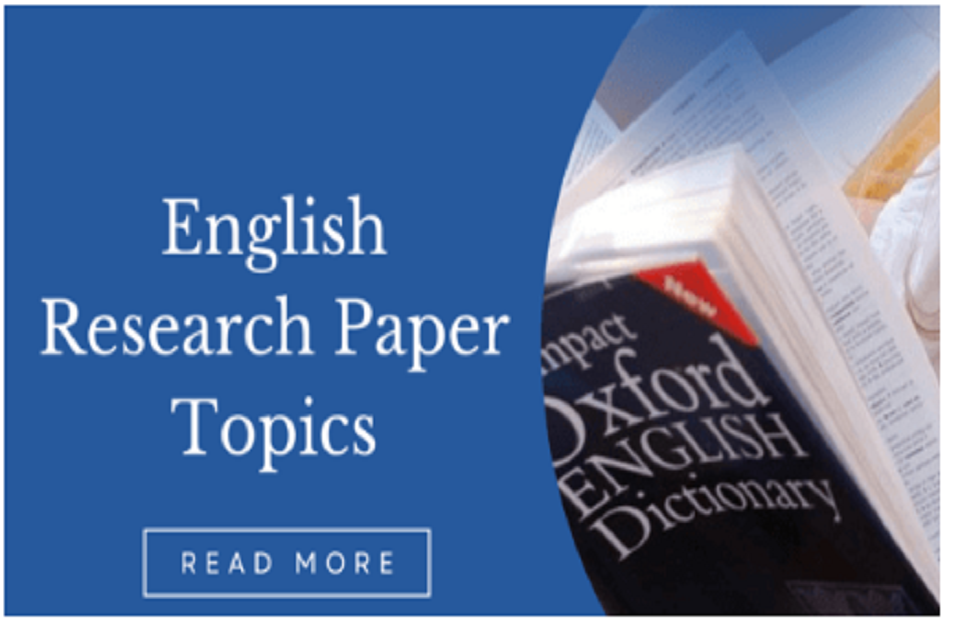 english research topics