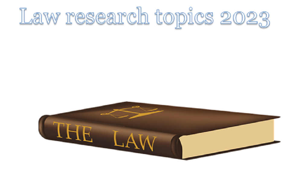 research topics under law
