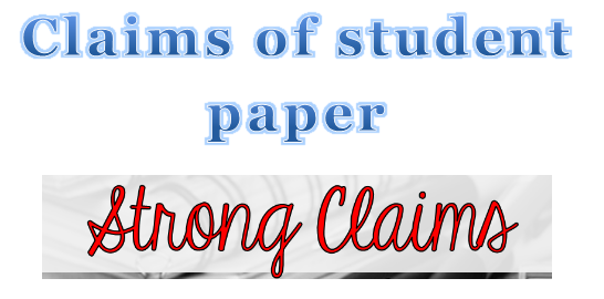 Ways to search evidence to support claims of student paper