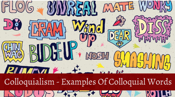 colloquial examples to never use in paper