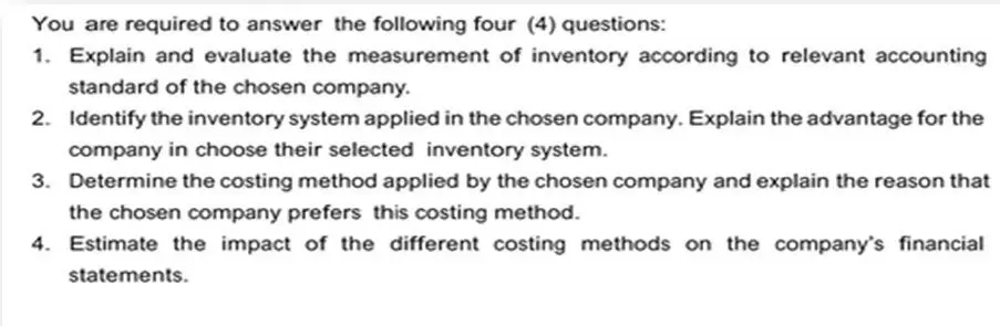 Online accounting assignments questions